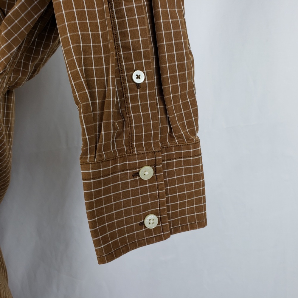 Abercrombie Fitch Mens Small Brown Button Up Shirt - Picture 7 of 8